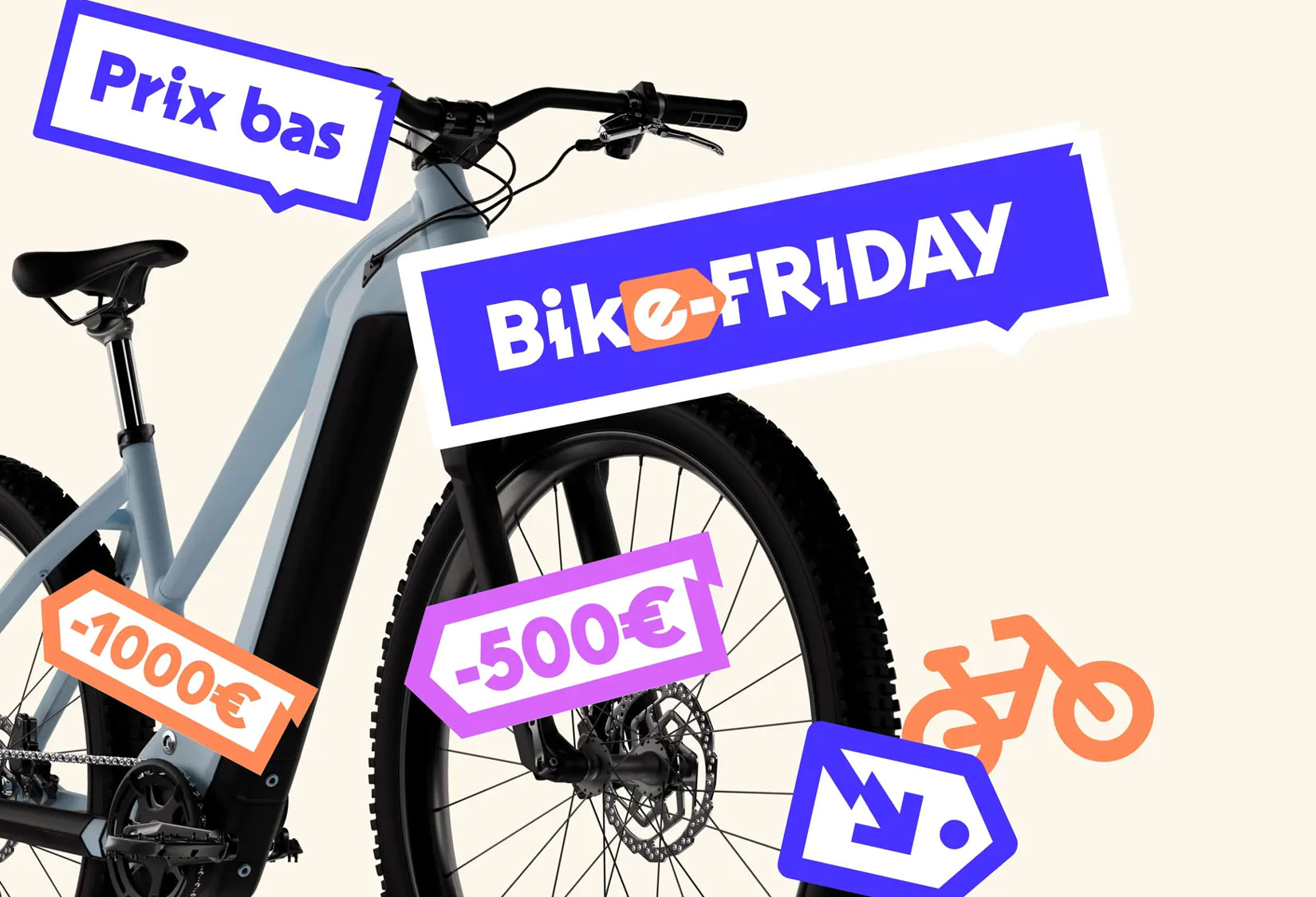 Decathlon, Giant, Moustache… des vélos électriques à prix fous chez Upway pour le Bike Friday