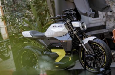 On a découvert les premières motos électriques Can-Am !