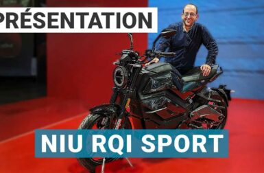 Niu RQi Sport : découverte d’une moto électrique urbaine et séduisante