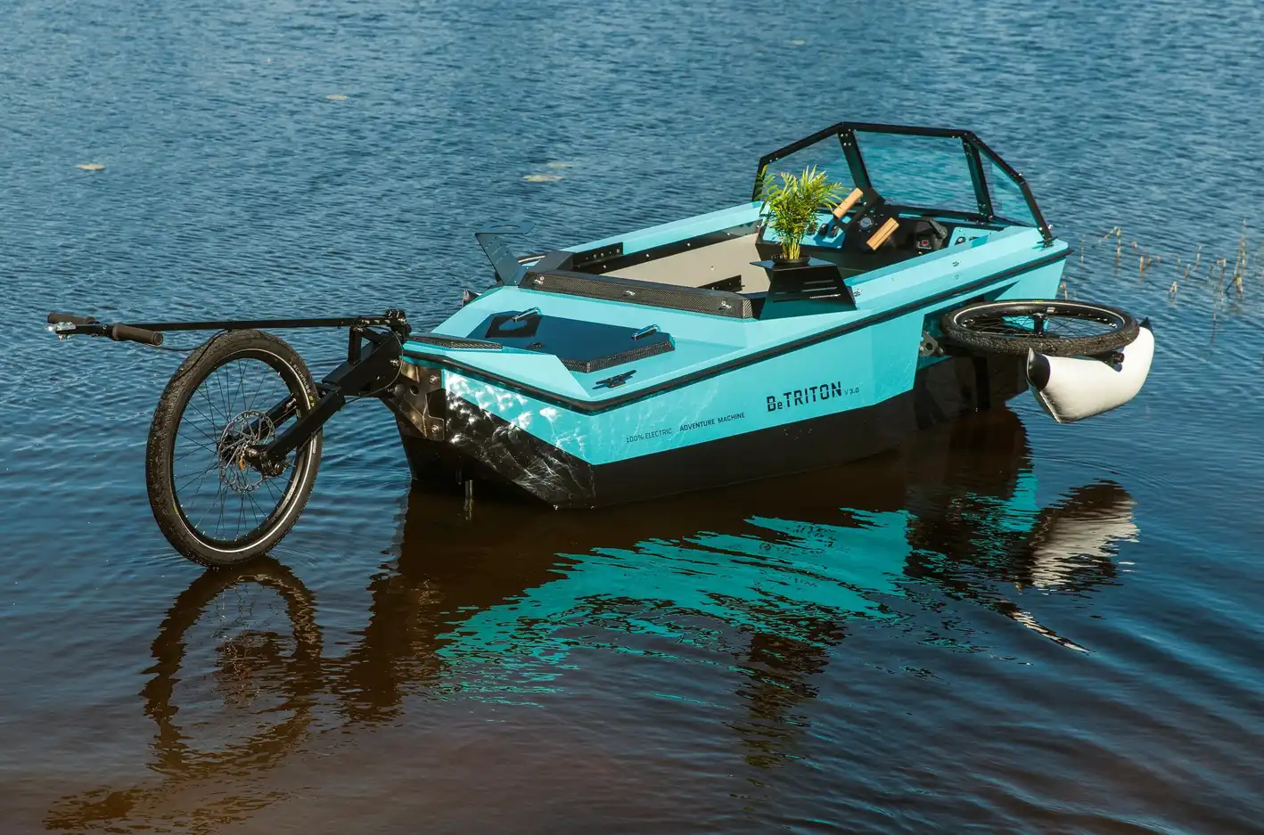 Remorque bateau camping car électrique BeTriton
