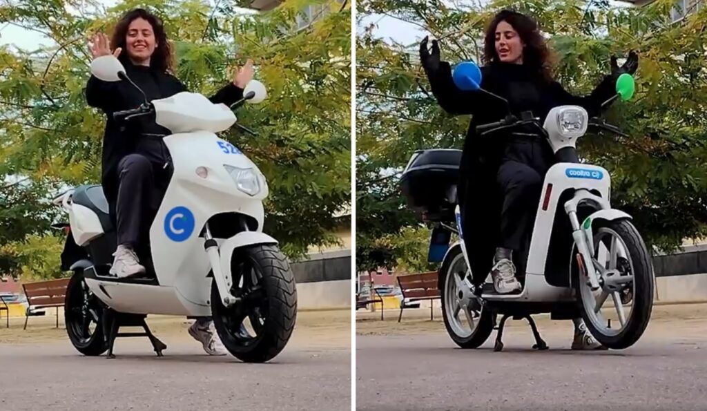 Cityscoot Cooltra scooter électrique libre service