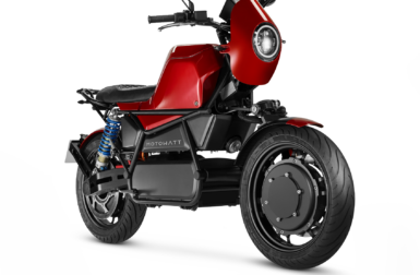 Motowatt W1X, la moto électrique française à deux-roues motrices