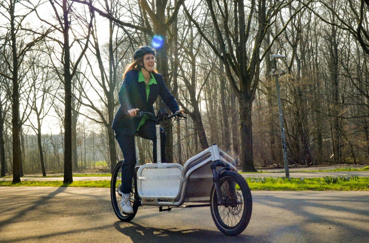 Démonstration bridage vélo électrique Amsterdam