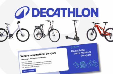 Decathlon vous rachète très facilement votre matériel de sport, vélo et trottinette compris