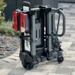 Porte-vélos Norauto e-Fit 300 plié, idéal pour un rangement facile