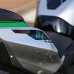 Boucle arrière de la Kawasaki Z e-1