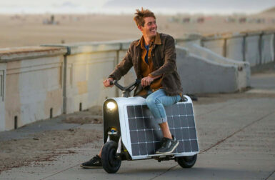 Électrique et solaire, ce scooter n’a pas besoin de se recharger