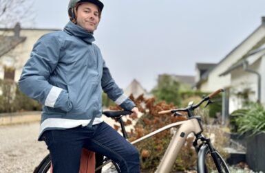 Test de la veste vélo Btwin 540 de Decathlon : roulez au chaud et visible cet hiver