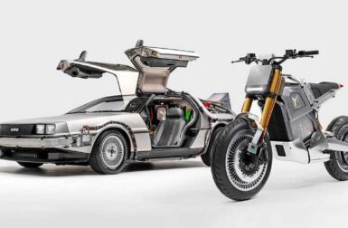 Retour vers le futur : cette moto électrique s’inspire de la mythique DeLorean