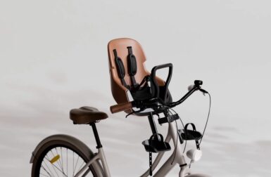 Ce siège bébé pour vélos mise autant sur le design que la sécurité