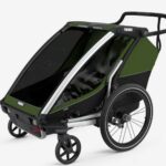 remorque vélo poussette Thule Chariot Cab en mode poussette