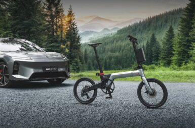 Lemmo Zero : le vélo électrique pliant, compact, et connecté à votre voiture Nio