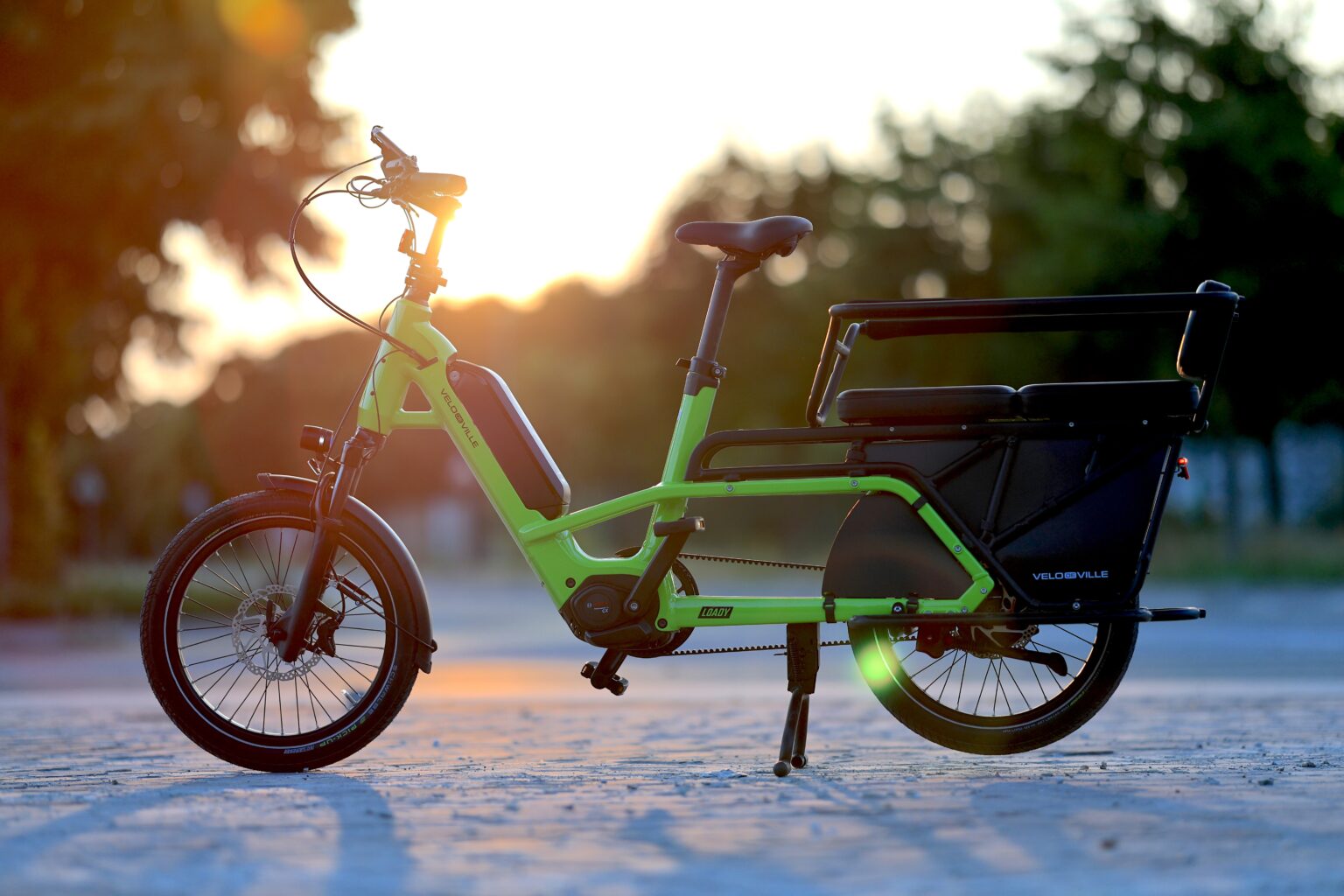 Test Vélo de Ville Loady cargo longtail avec transmission Enviolo Automatique