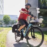 Prototype de vélo électrique connecté équipé de capteurs V2X Boreal