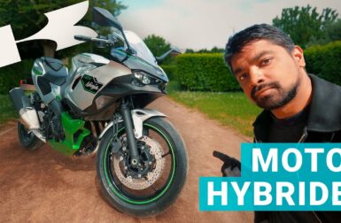 On a testé la moto hybride de Kawasaki : le meilleur des deux mondes ?