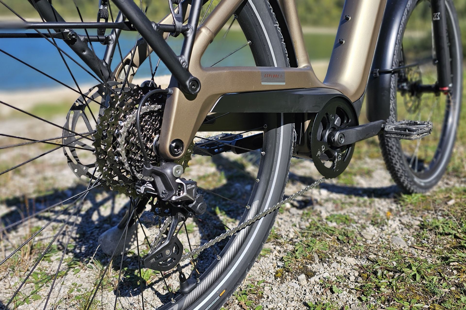 Giant Explore E+ 2025 dérailleur