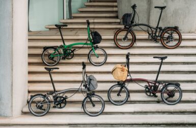 Brompton muscle ses vélos électriques pliants avec un T Line à 14 kg seulement