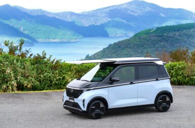 Cette mini-voiture électrique Nissan carbure à l’énergie solaire