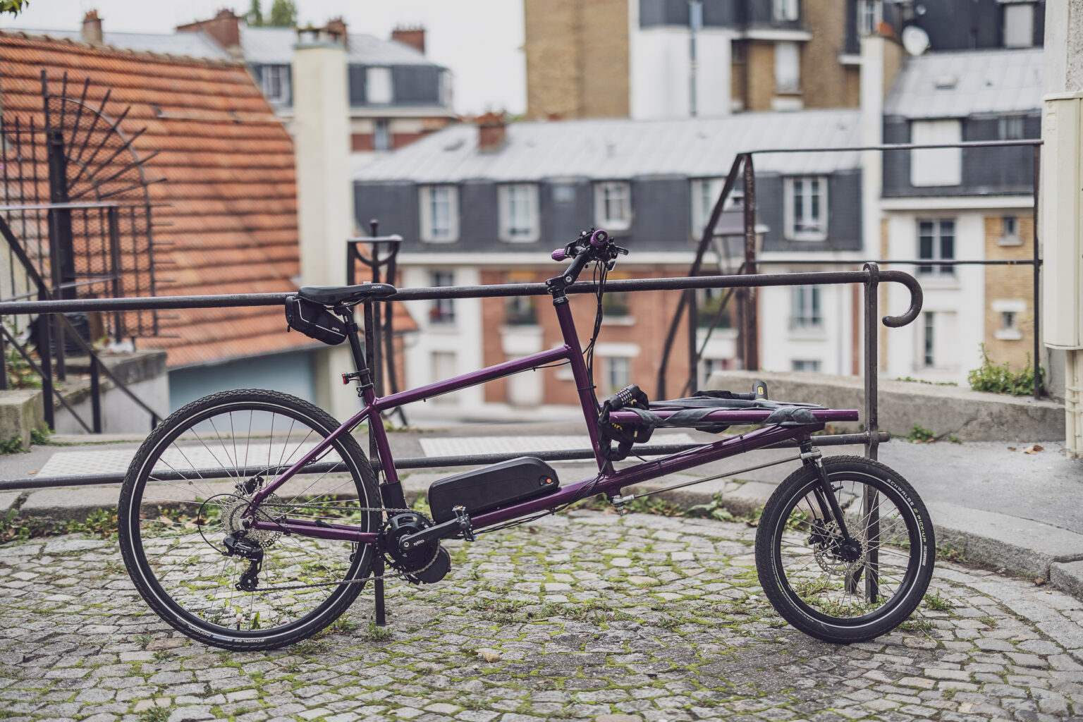 Syklo Powertrail Z8, kit cargo 1000 W et 120 Nm monté sur vélo Omnium