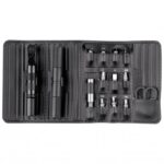 Kit multi-outils Topeak Ratchet’n Roll Pro ouvert avec cliquet et embouts