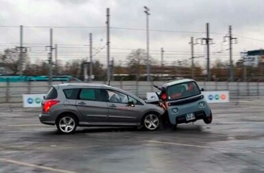 Un choc impressionnant : voici le crash-test de la Citroën AMI