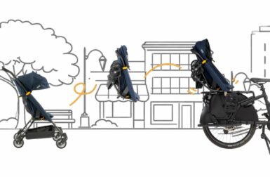 Elle se transforme en siège vélo en 2 secondes : cette poussette 2-en-1 veut changer la vie des parents