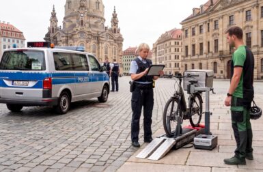 Cette valise allemande détecte un vélo électrique débridé en cinq minutes